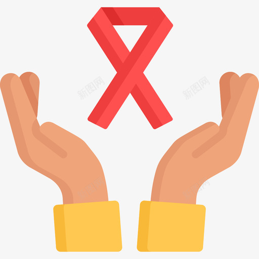 丝带慈善25号扁平图标svg_新图网 https://ixintu.com 丝带 慈善25号 扁平