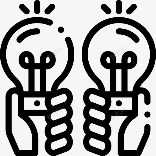 思想人际关系和情感7线性图标svg_新图网 https://ixintu.com 人际关系和情感7 思想 线性
