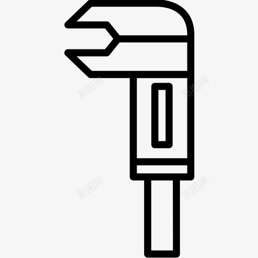 卡尺工程31线性图标svg_新图网 https://ixintu.com 卡尺 工程31 线性