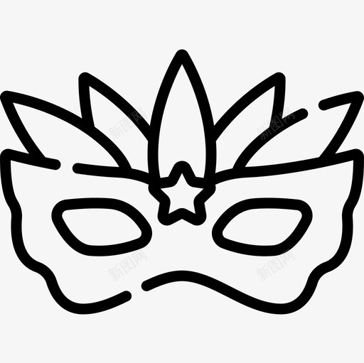 眼罩夜派对17直线型图标svg_新图网 https://ixintu.com 夜派对17 直线型 眼罩