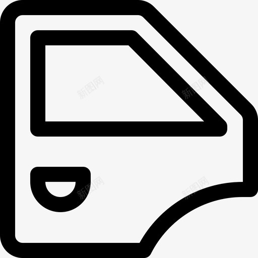 车门车库15直线图标svg_新图网 https://ixintu.com 直线 车库15 车门