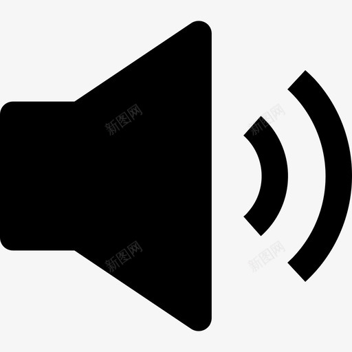 扬声器接口45实心图标svg_新图网 https://ixintu.com 实心 扬声器 接口45