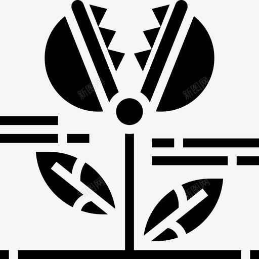 树游戏元素9字形图标svg_新图网 https://ixintu.com 字形 树 游戏元素9
