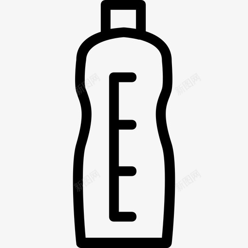 水健身30线性图标svg_新图网 https://ixintu.com 健身30 水 线性