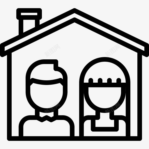 家庭真实状态9直系图标svg_新图网 https://ixintu.com 家庭 直系 真实状态9