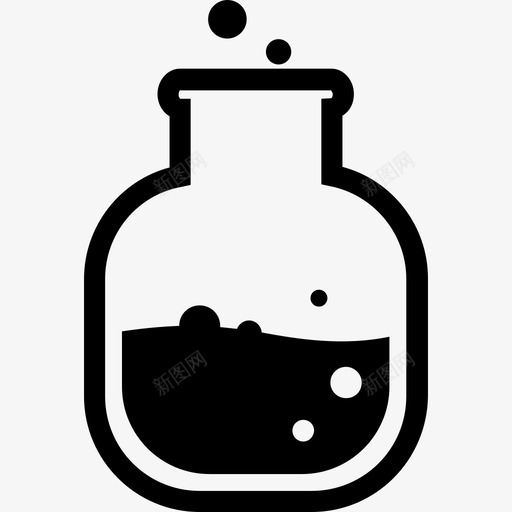 试管实验室2线性图标svg_新图网 https://ixintu.com 实验室2 线性 试管