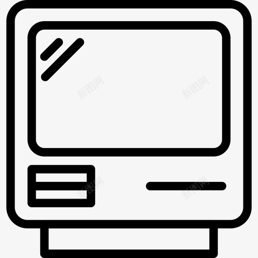 计算机tech14线性图标svg_新图网 https://ixintu.com tech14 线性 计算机