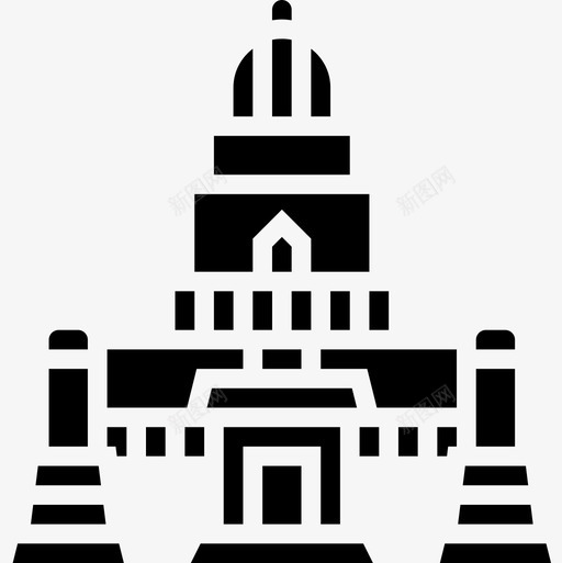 地标泰国符号4字形图标svg_新图网 https://ixintu.com 地标 字形 泰国符号4
