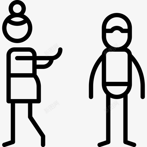 拒绝人际关系和情感直系图标svg_新图网 https://ixintu.com 人际关系和情感 拒绝 直系