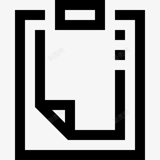 记事本操作2线性图标svg_新图网 https://ixintu.com 操作2 线性 记事本