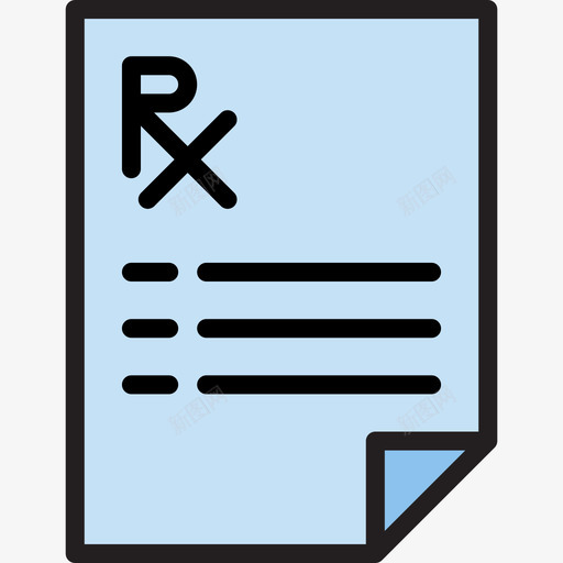 彩色Rx健康护理图标svg_新图网 https://ixintu.com 健康护理 彩色Rx
