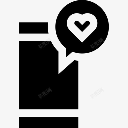 智能手机通知5已填充图标svg_新图网 https://ixintu.com 已填充 智能手机 通知5
