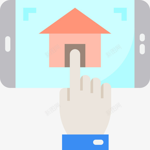 家用智能手机应用程序4扁平图标svg_新图网 https://ixintu.com 家用 扁平 智能手机应用程序4