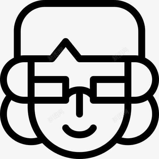 老妇人阿凡达18直系图标svg_新图网 https://ixintu.com 直系 老妇人 阿凡达18