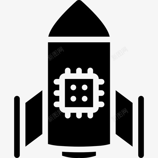 火箭人工智能23填充图标svg_新图网 https://ixintu.com 人工智能23 填充 火箭