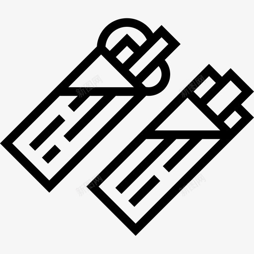 玉米煎饼快餐12直系图标svg_新图网 https://ixintu.com 快餐12 玉米煎饼 直系