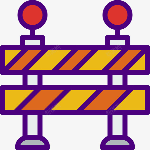 交通城市11线性颜色图标svg_新图网 https://ixintu.com 交通 城市11 线性颜色