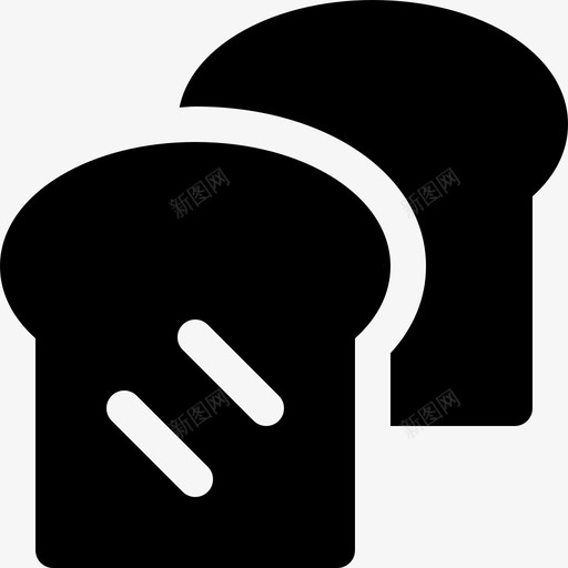 面包食品61填充图标svg_新图网 https://ixintu.com 填充 面包 食品61