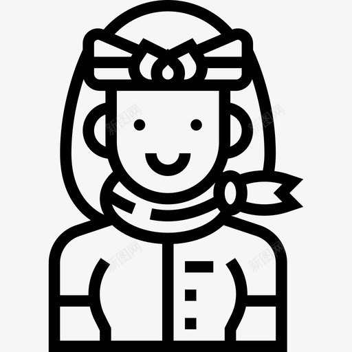 空中小姐阿凡达28直系图标svg_新图网 https://ixintu.com 直系 空中小姐 阿凡达28