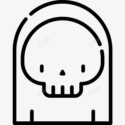 死亡万圣节68直系图标svg_新图网 https://ixintu.com 万圣节68 死亡 直系