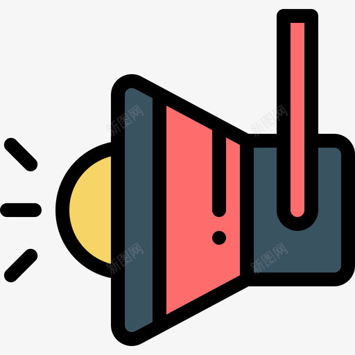 聚光灯艺术工作室9线性颜色图标svg_新图网 https://ixintu.com 线性颜色 聚光灯 艺术工作室9