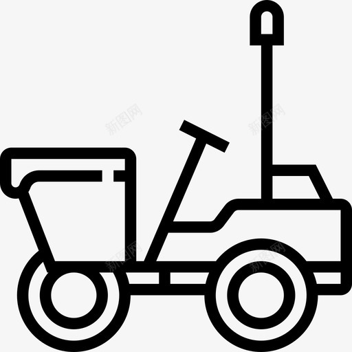 翻车机工程车辆2直线图标svg_新图网 https://ixintu.com 工程车辆2 直线 翻车机