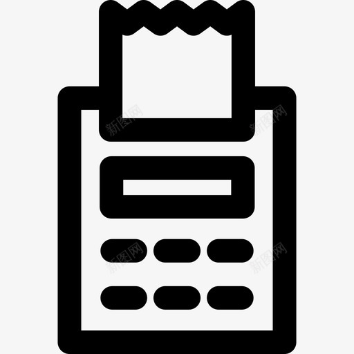 发票业务155直线图标svg_新图网 https://ixintu.com 业务155 发票 直线