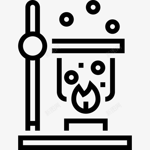 烧杯生物化学3线性图标svg_新图网 https://ixintu.com 烧杯 生物化学3 线性
