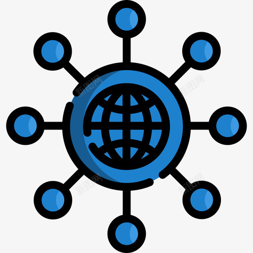 互联网物联网33线性颜色图标svg_新图网 https://ixintu.com 互联网 物联网33 线性颜色