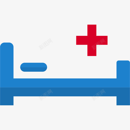 医院病床卫生保健18公寓图标svg_新图网 https://ixintu.com 公寓 医院病床 卫生保健18