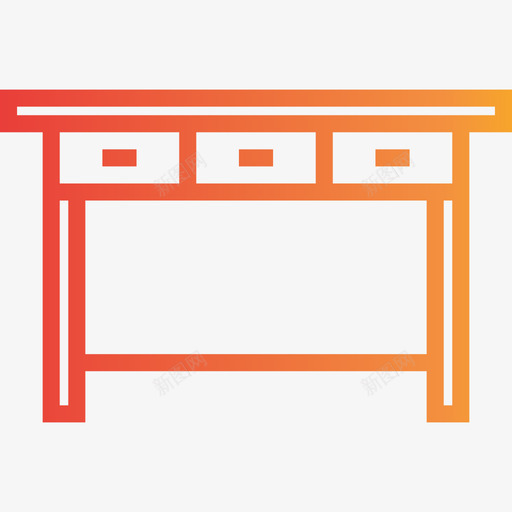 桌子家用家具7坡度图标svg_新图网 https://ixintu.com 坡度 家用家具7 桌子