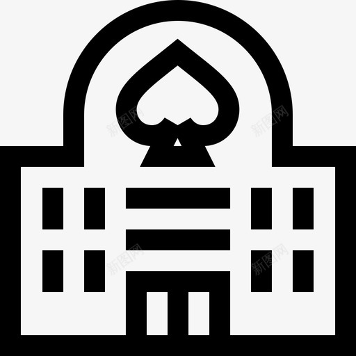 赌场赌博和博彩3直系图标svg_新图网 https://ixintu.com 直系 赌博和博彩3 赌场