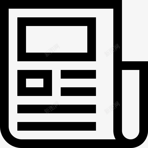 报纸法律与司法2直系图标svg_新图网 https://ixintu.com 报纸 法律与司法2 直系