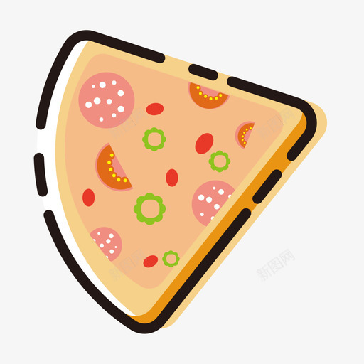 MBE风格-披萨svg_新图网 https://ixintu.com MBE风格-披萨