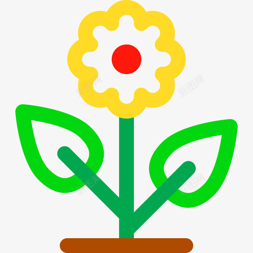 花自然48线形颜色图标svg_新图网 https://ixintu.com 线形颜色 自然48 花