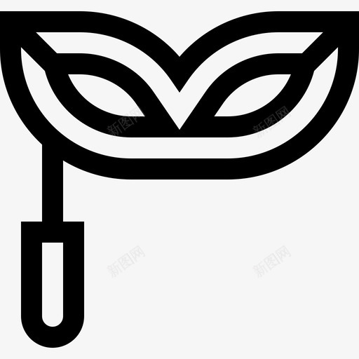 眼罩万圣节65直线型图标svg_新图网 https://ixintu.com 万圣节65 直线型 眼罩