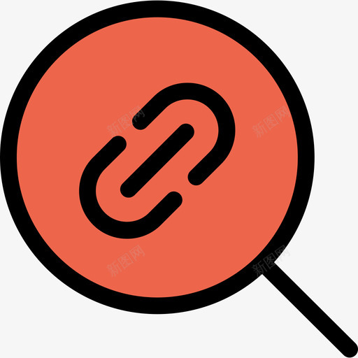 Link大数据8线性颜色橙色图标svg_新图网 https://ixintu.com Link 大数据8 线性颜色橙色