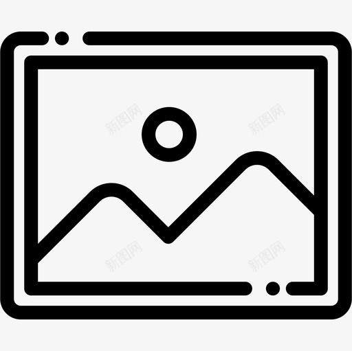 新闻杂志11线性图标svg_新图网 https://ixintu.com 图片 新闻杂志11 线性