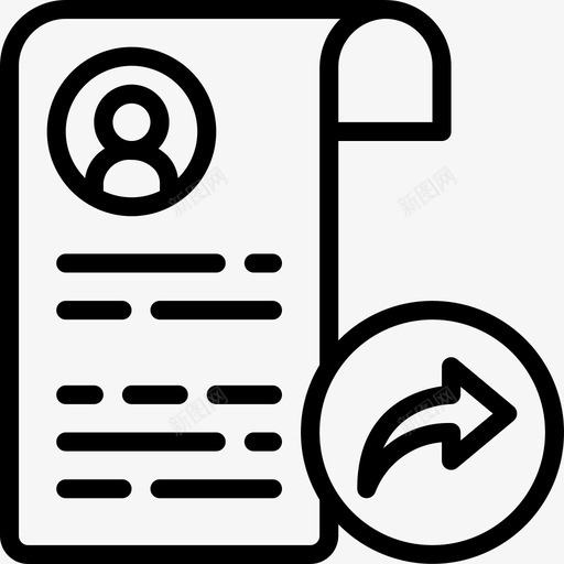 简历人力资源部37直系图标svg_新图网 https://ixintu.com 人力资源部37 直系 简历