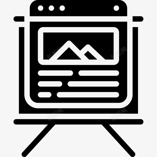 演示文稿网页70填充图标svg_新图网 https://ixintu.com 填充 演示文稿 网页设计70