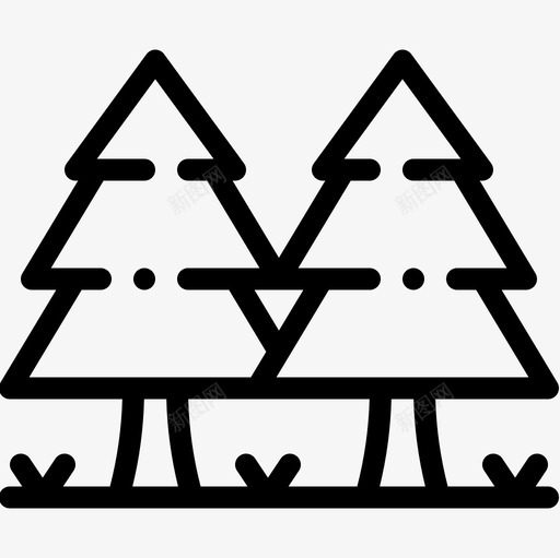 松树秋37直系图标svg_新图网 https://ixintu.com 松树 直系 秋37