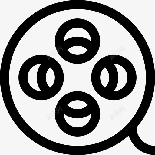 电影胶片访谈3直线图标svg_新图网 https://ixintu.com 电影胶片 直线 访谈3