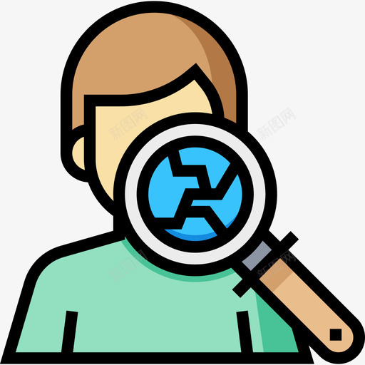 皮肤科医学102线颜色图标svg_新图网 https://ixintu.com 医学102 皮肤科 线颜色