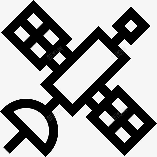 卫星采访3直系图标svg_新图网 https://ixintu.com 卫星 直系 采访3