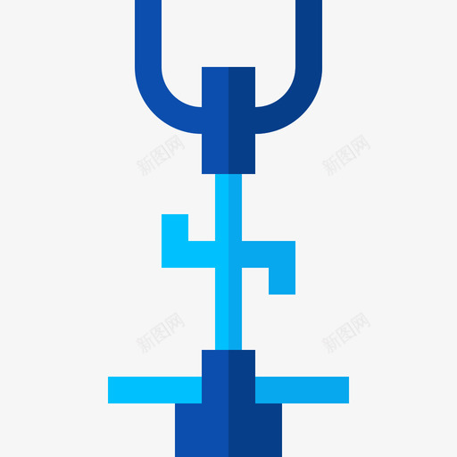 固定自行车家具顶视图平面图标svg_新图网 https://ixintu.com 固定自行车 家具顶视图 平面