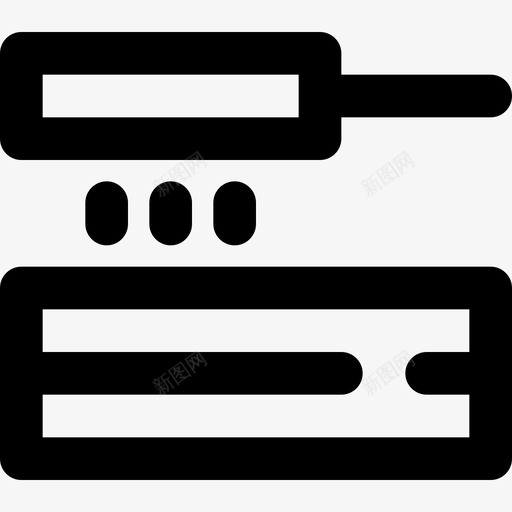 煎锅45号厨房直列式图标svg_新图网 https://ixintu.com 45号厨房 煎锅 直列式