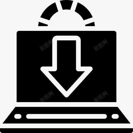 笔记本电脑技术支持20填充图标svg_新图网 https://ixintu.com 填充 技术支持20 笔记本电脑