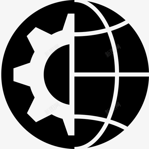 全球工程32填充图标svg_新图网 https://ixintu.com 全球 填充 工程32