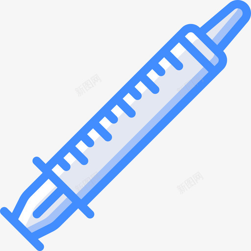 注射器医疗设备3蓝色图标svg_新图网 https://ixintu.com 医疗设备3 注射器 蓝色