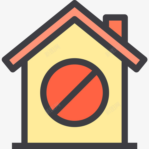 家家9线颜色图标svg_新图网 https://ixintu.com 家 家9 线颜色